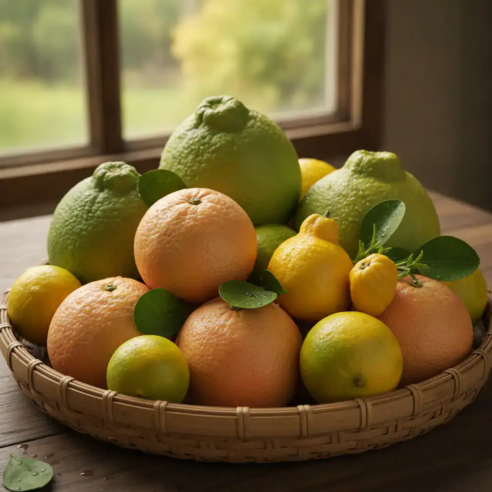 Sylhet Citrus Fruits in a basket